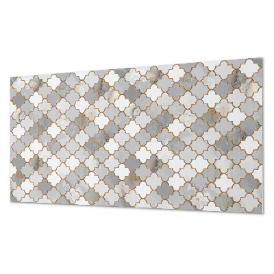 Panou decorativ pvc Forme de mozaic într-un stil armonios