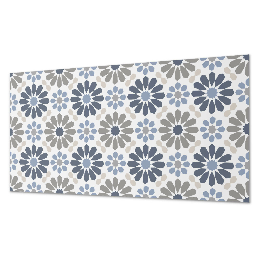 Panou de perete bucatarie Armonie florală în simetrie