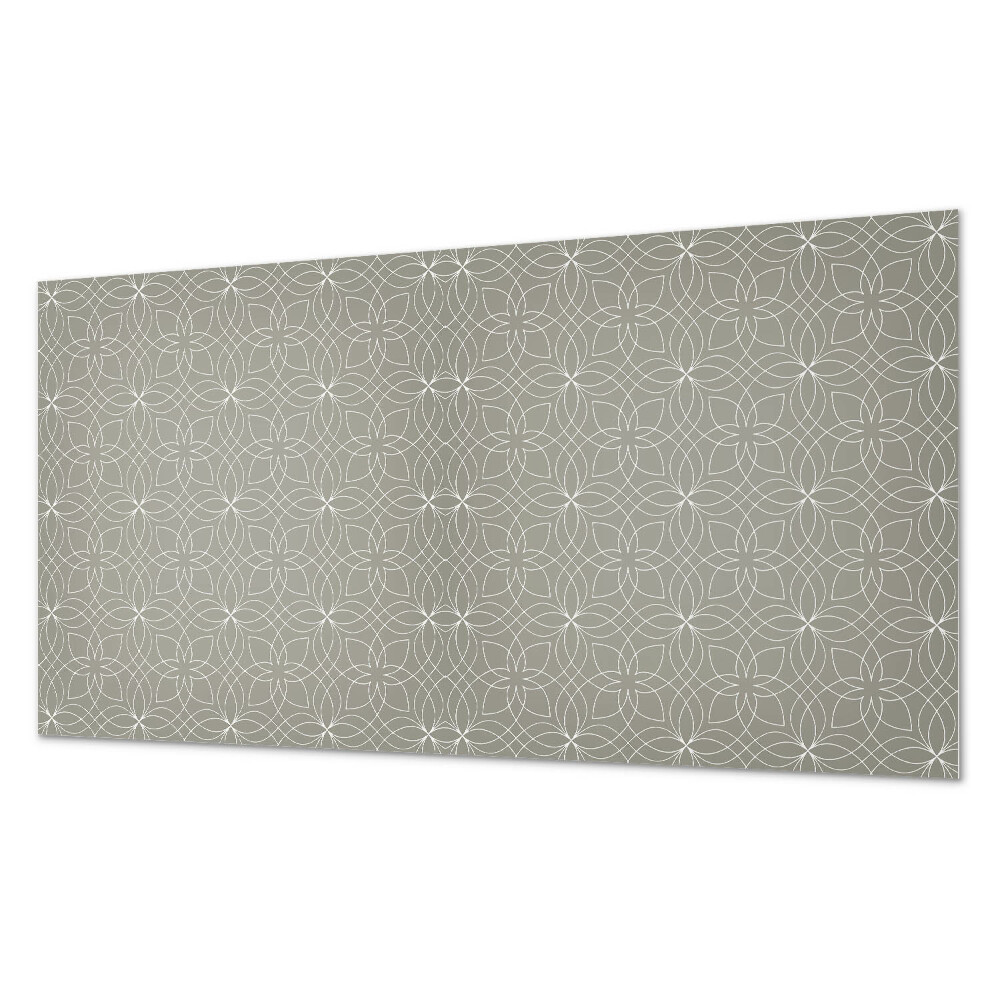 Panou perete Model floral în stil geometric