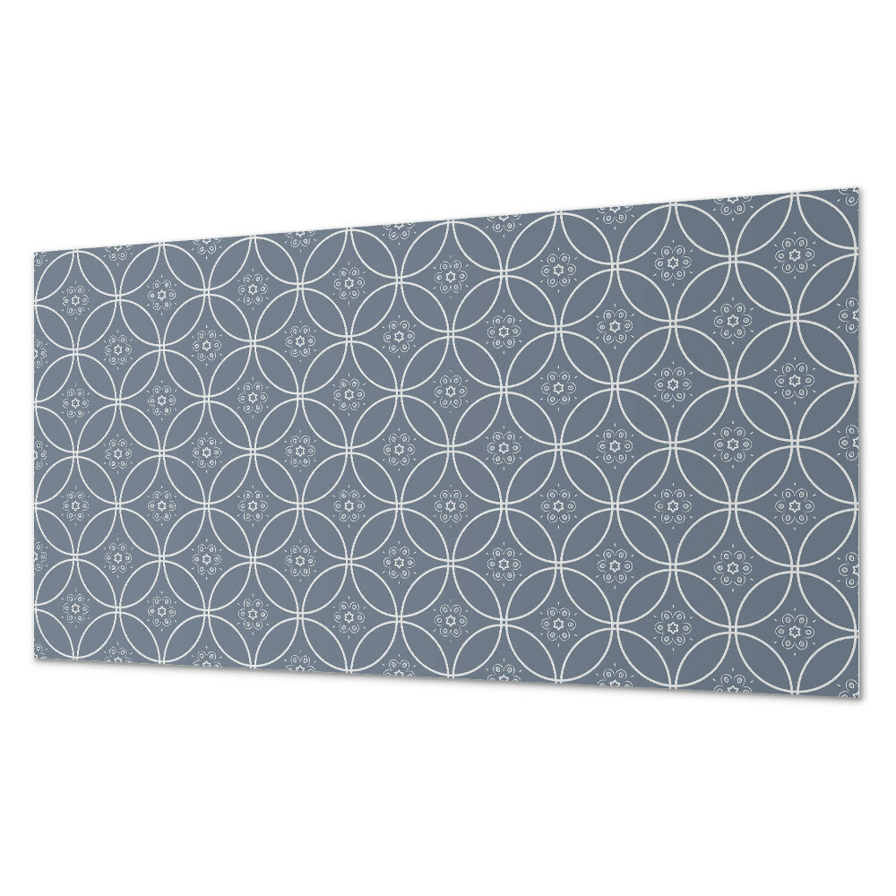 Panou de perete bucatarie Decorațiuni florale în ornamentație