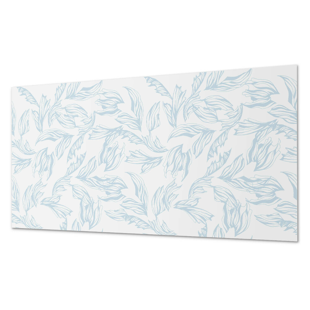 Panou de perete bucatarie Motiv subtil de frunze