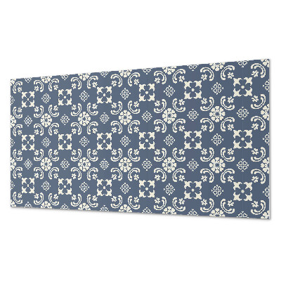 Panou de perete bucatarie Motiv floral cu fundal