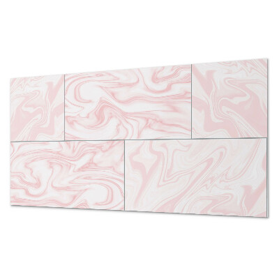 Panou decorativ pvc Valuri de marmură într-un stil elegant