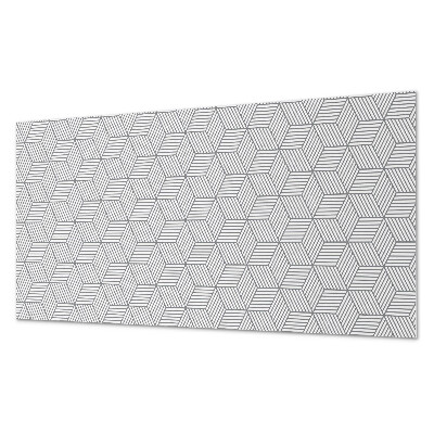 Panou decorativ pvc Frunze hexagonale într-un stil dinamic