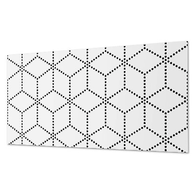 Panou perete Motiv hexagonal cu puncte