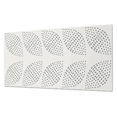 Panou perete Motiv cu frunze și puncte