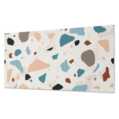 Panou de perete bucatarie Fragmente de roci în stil modern