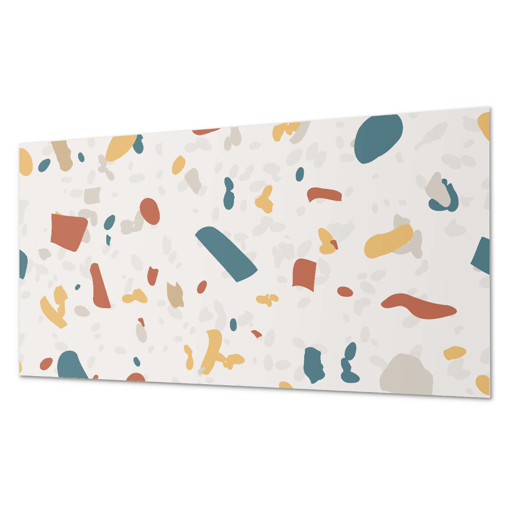 Panou de perete bucatarie Forme abstracte într-un model dinamic