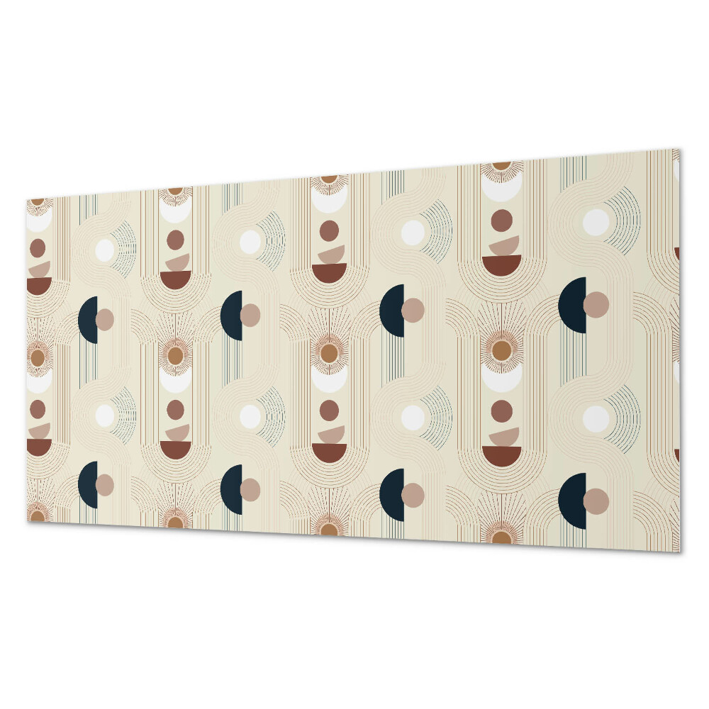 Panou de perete bucatarie Motiv abstract geometric