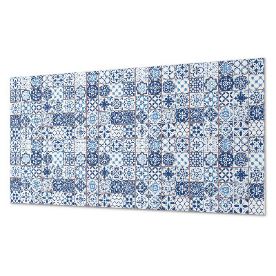 Panou de perete bucatarie Mozaicuri grilă în modele colorate