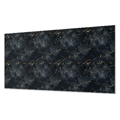 Panou de perete bucatarie Motiv de marmură cu vene delicate