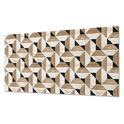 Panou perete Motiv abstract al formelor triunghiulare