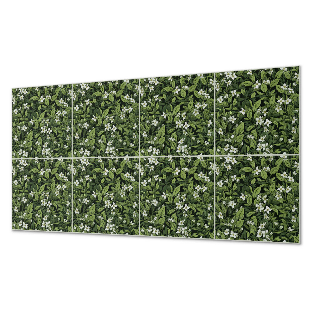 Panou de perete bucatarie Aranjament floral cu frunze