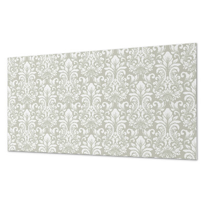 Panou de perete bucatarie Un motiv vegetal cu detalii decorative