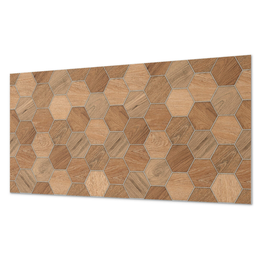 Panou decorativ pvc Model hexagonal pe suprafață