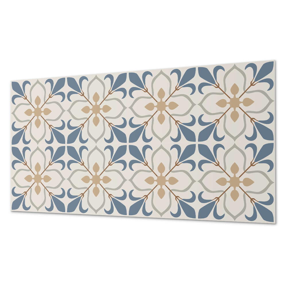 Panou de perete bucatarie Motiv floral cu frunze