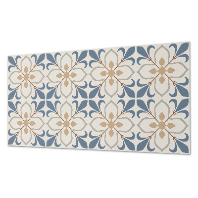 Panou de perete bucatarie Motiv floral cu frunze