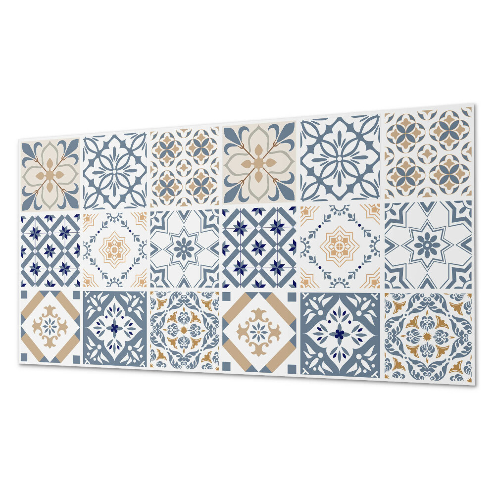 Panou de perete bucatarie Grile mozaicate într-un stil unic