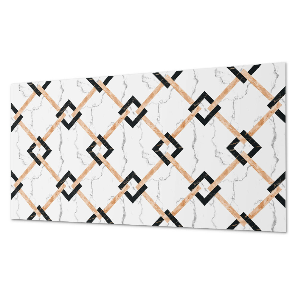 Panou perete Motive geometrice moderne din marmură