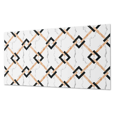 Panou perete Motive geometrice moderne din marmură