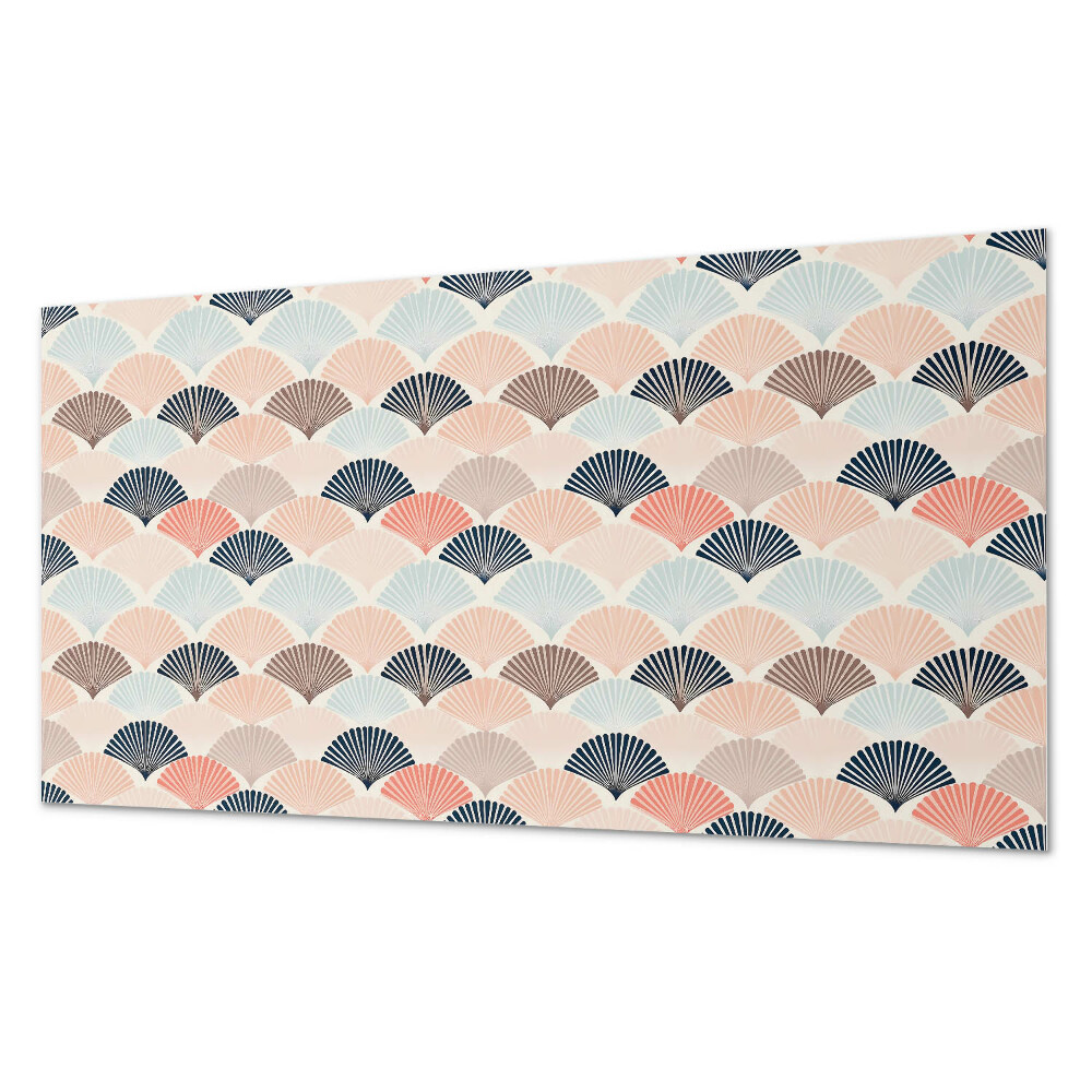 Panou decorativ pvc Valuri cu motiv de evantai