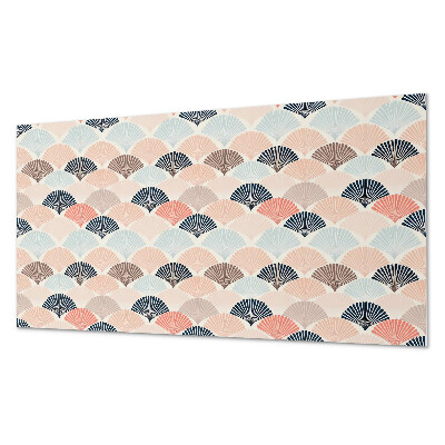 Panou decorativ pvc Valuri cu motiv de evantai