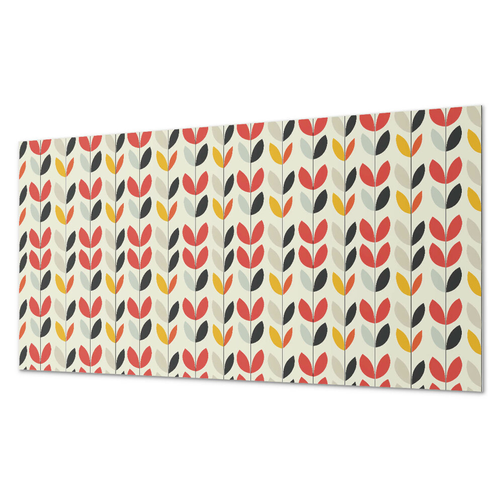 Panou de perete bucatarie Motiv cu frunze