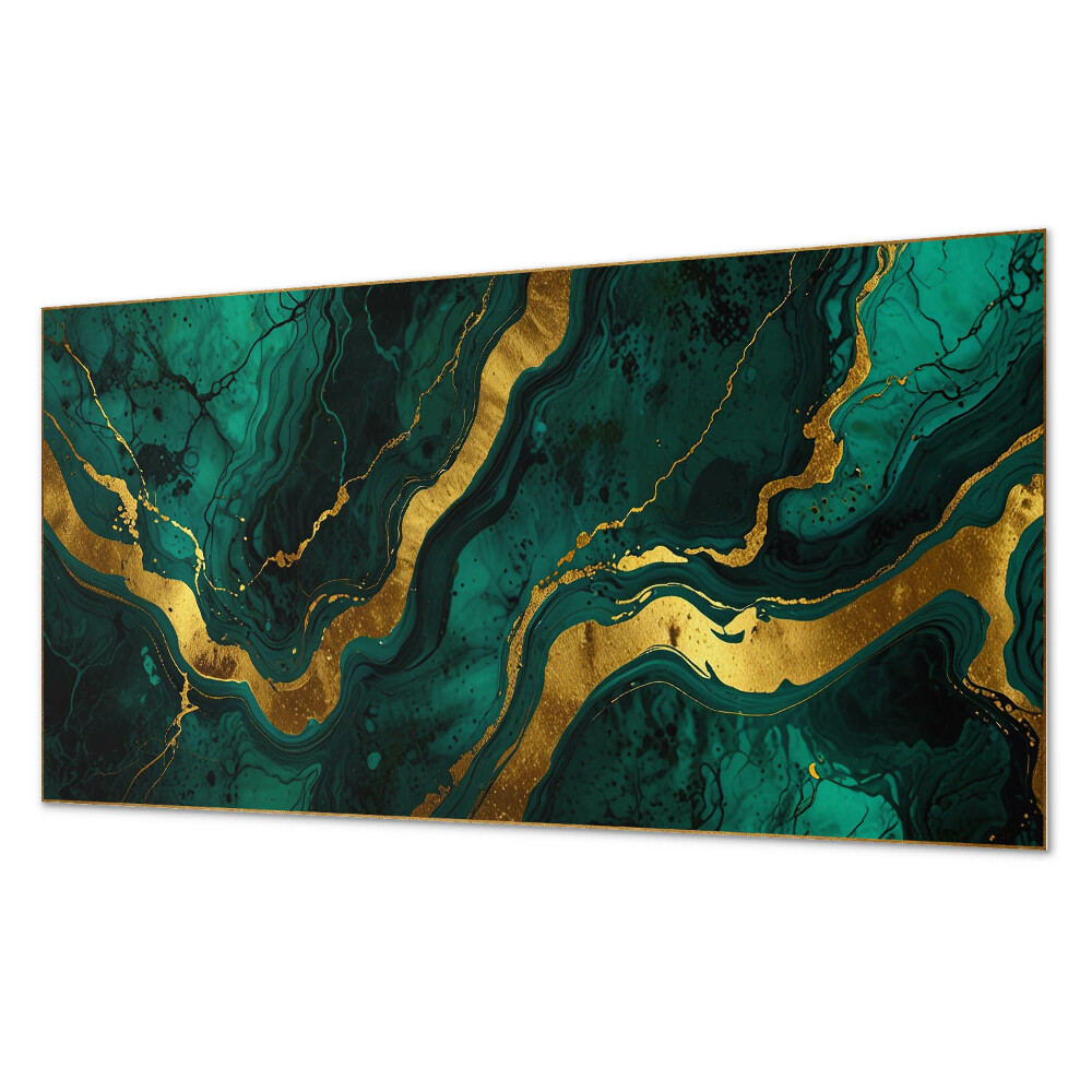 Panou de perete bucatarie Unde abstracte în structură