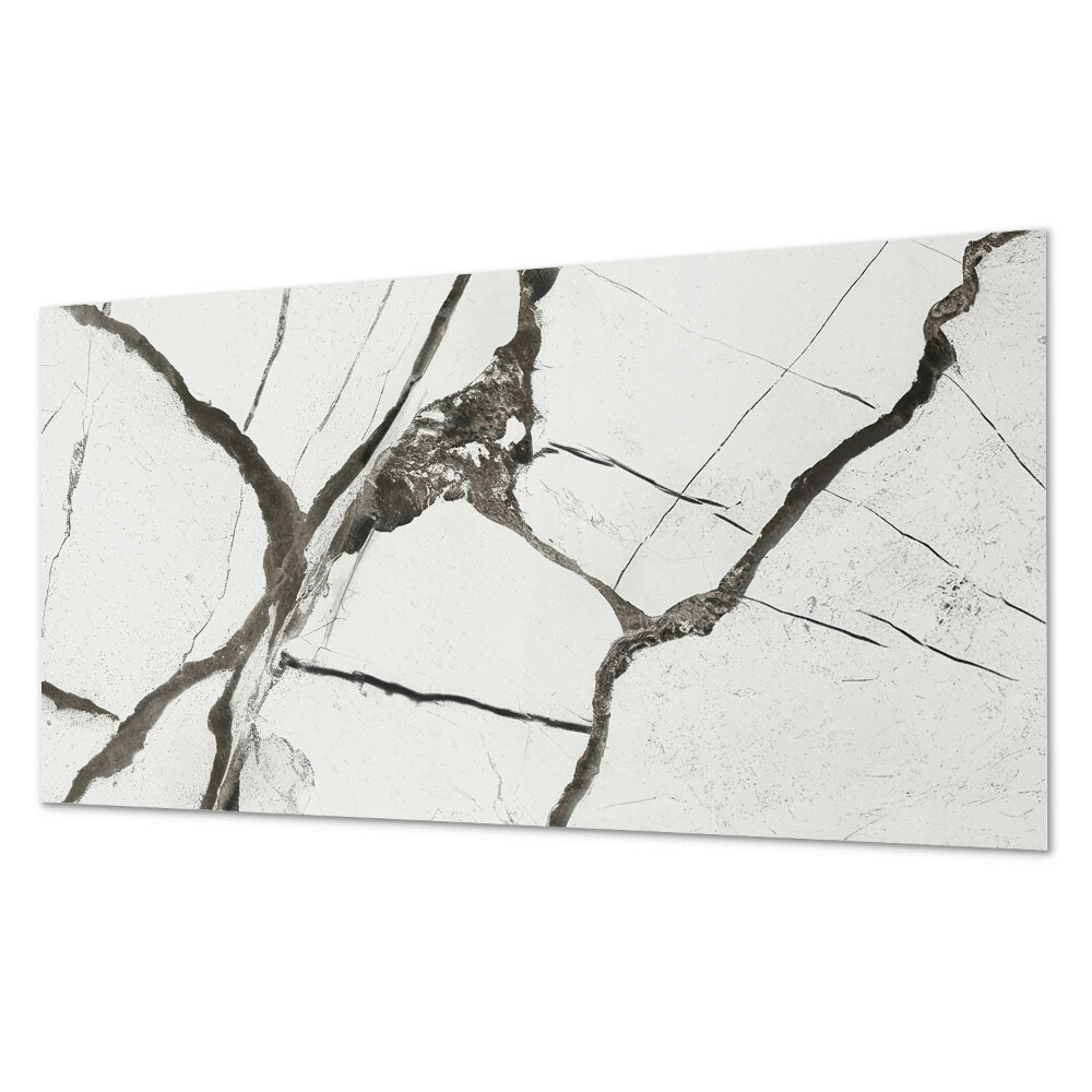 Panou de perete bucatarie Motiv de marmură cu vene pronunțate