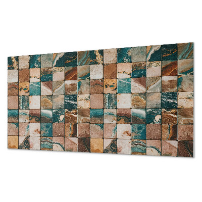 Panou de perete bucatarie Mozaic de piatră în stil artistic