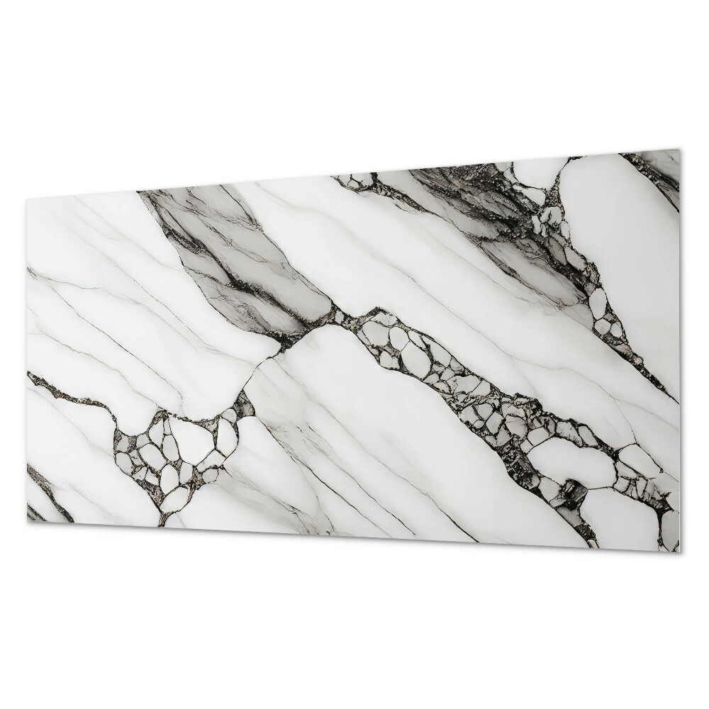 Panou de perete bucatarie Model de marmură cu vene delicate