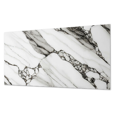 Panou de perete bucatarie Model de marmură cu vene delicate