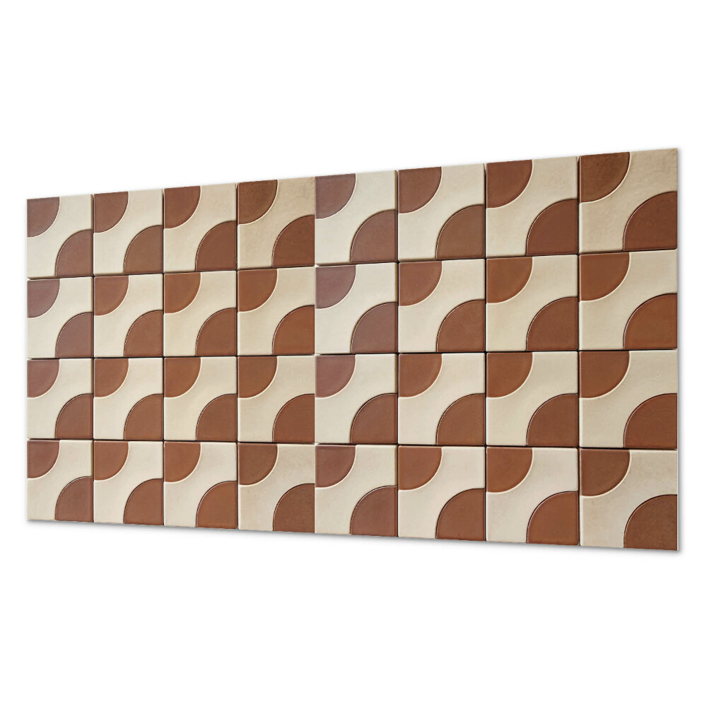 Panou de perete bucatarie Un caleidoscop de forme geometrice