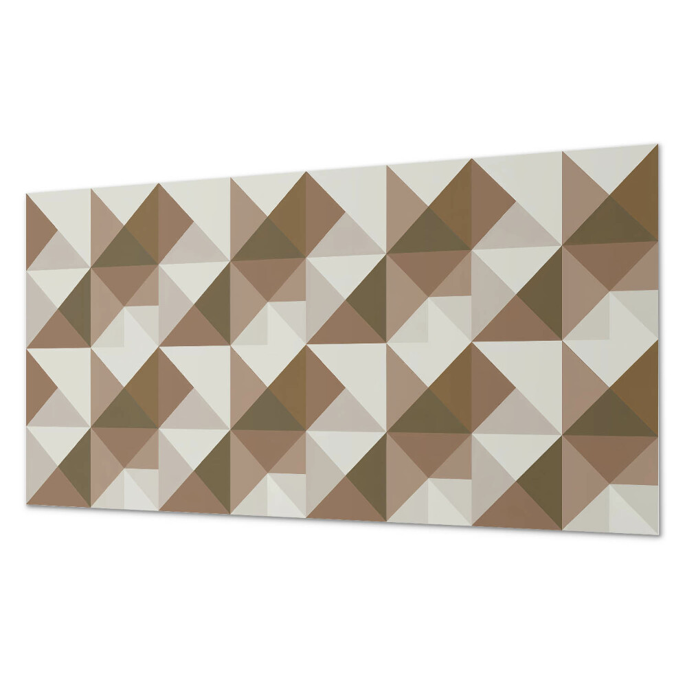 Panou de perete bucatarie Geometrie triunghiulară într-un stil modern