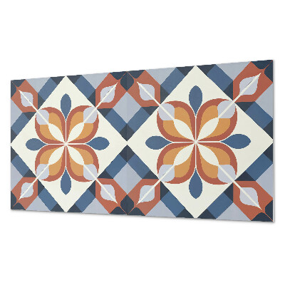 Panou decorativ pvc Motiv floral în stil geometric