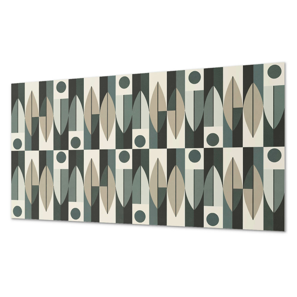 Panou de perete bucatarie Motiv geometric modern