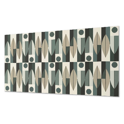 Panou de perete bucatarie Motiv geometric modern