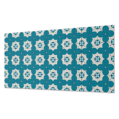 Panou decorativ pvc Motiv floral în forme geometrice