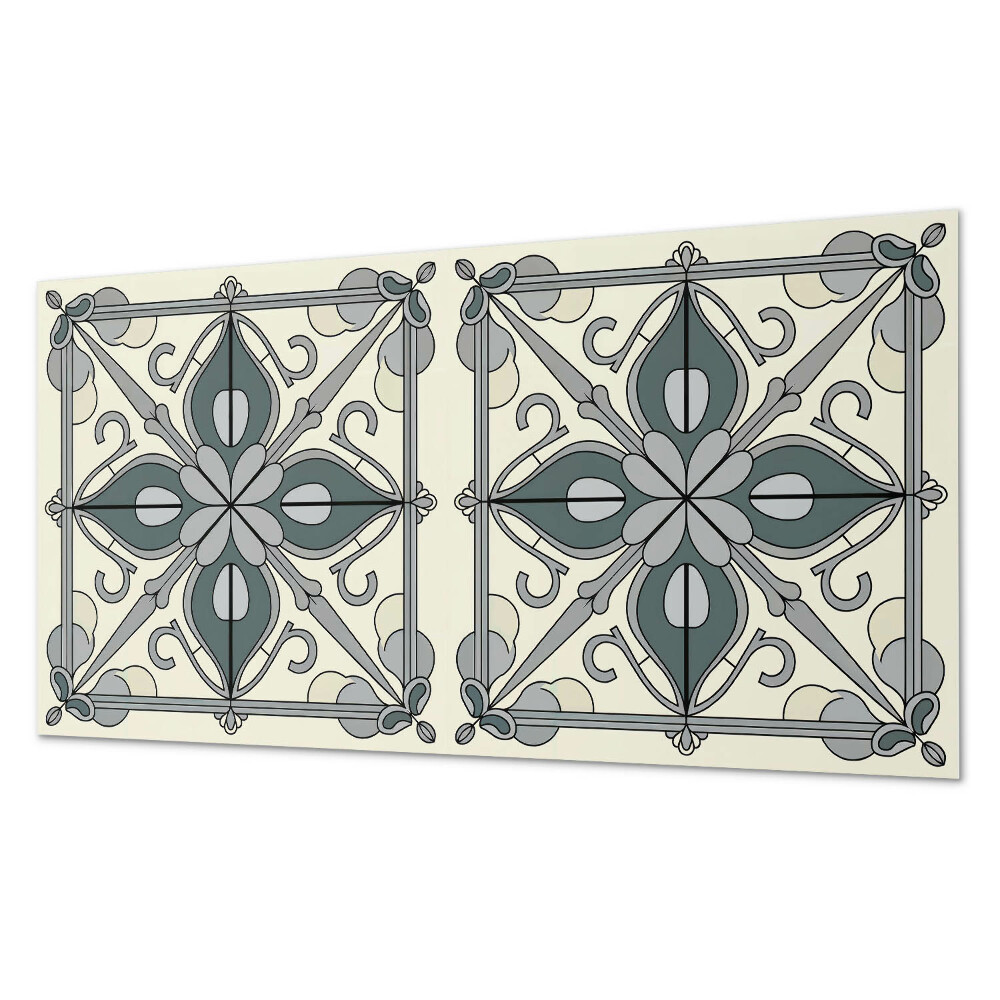 Panou perete Motiv floral cu detalii decorative