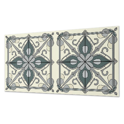 Panou perete Motiv floral cu detalii decorative