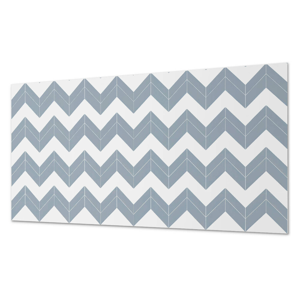 Panou de perete bucatarie Design cu dungi în zig-zag