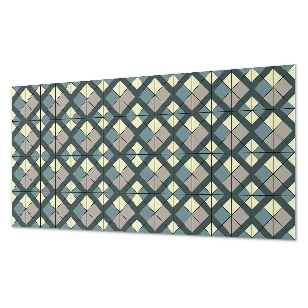 Panou decorativ pvc Model geometric în carouri