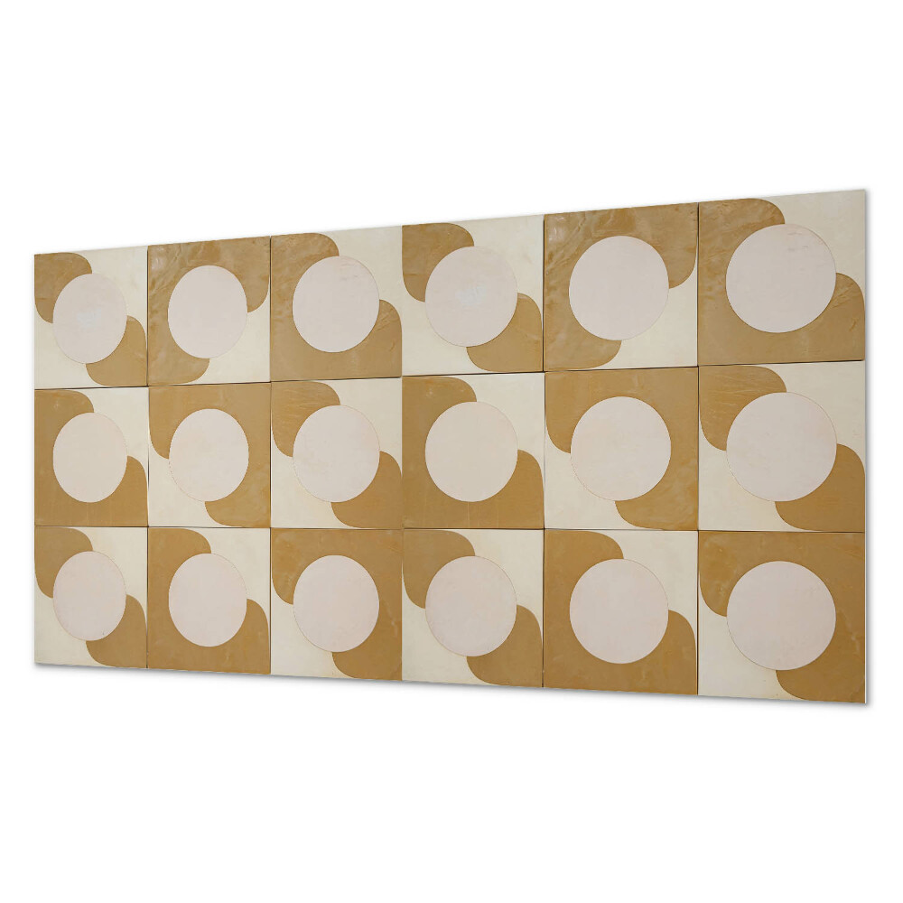 Panou perete Model de cercuri și arcuri geometrice