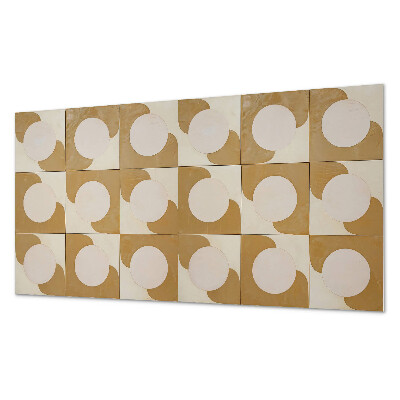 Panou perete Model de cercuri și arcuri geometrice