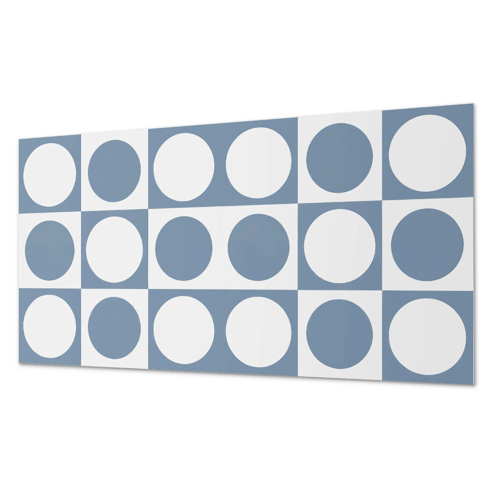 Panou de perete bucatarie Modele circulare într-o compoziție de plasă