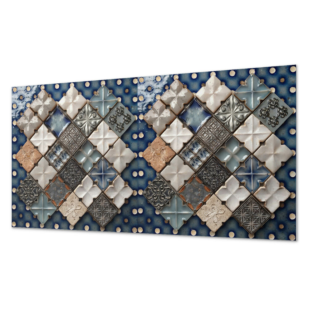 Panou de perete bucatarie Aranjamentul plăcilor de mozaic