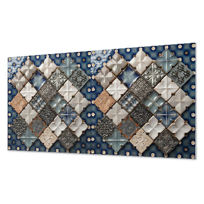 Panou de perete bucatarie Aranjamentul plăcilor de mozaic