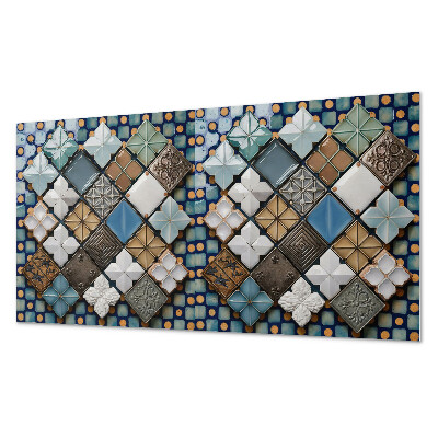 Panou decorativ pvc Motive de plăci ceramice