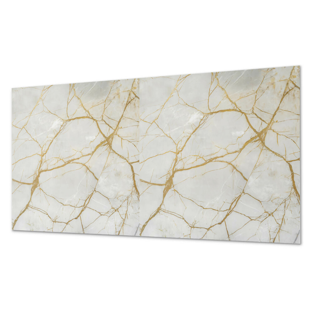 Panou de perete bucatarie Motiv de marmură cu un stil elegant