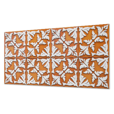 Panou de perete bucatarie Inspirații vegetale pe ceramică